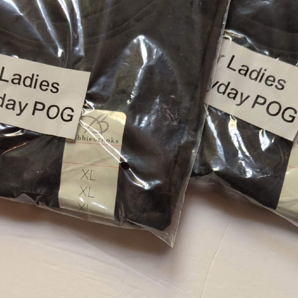 NEW 5 Pack Bobbie Brooks Ladies Scoop Neck T-Shirt Black XL - Picture 4 of 4